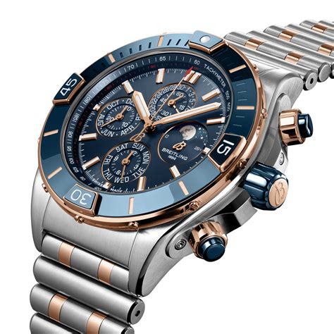 breitling super chronomat 44 four-year calendar|Breitling Chronomat 44 diamond bezel.